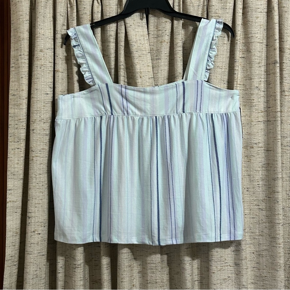 Crown & Ivy Intimates Ruffle Yummy Sleep Tank Top